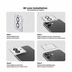 Blu Element Invisible 1 by 1 Lens Protector for iPhone 16 Pro/16 Pro Max