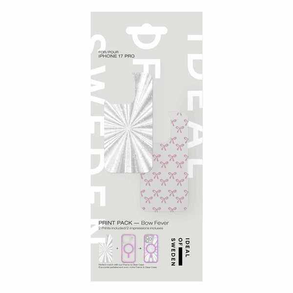 Ideal of Sweden Print Pack Bow fever for iPhone 17 Pro