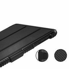 BBPJKJFOLIP102BK Rugged Folio Case with Pencil Holder iPad 10.2 2021/2020/2019 Black