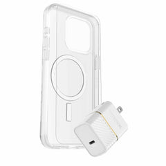 7881247 Protection+Power Kit (Symmetry Clear Magsafe w/ Glass + Wall Charger 30W White) iPhone 15 Pro Max