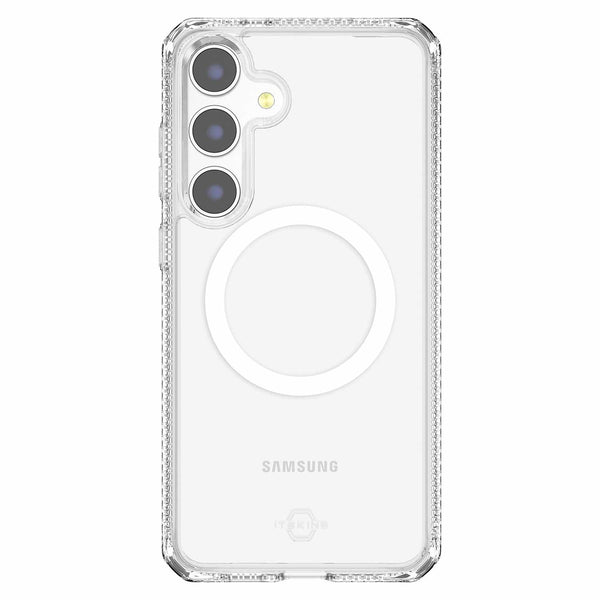 ITSKINS Hybrid_R Clear Case w/Magnets Transparent for Samsung Galaxy S24