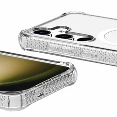 ITSKINS Hybrid_R Clear Case w/Magnets Transparent for Samsung Galaxy S24