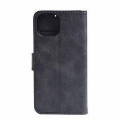 BEWF151413B Faux Leather Folio Case w/TPU Gelskin iPhone 16e/15/14/13 Black