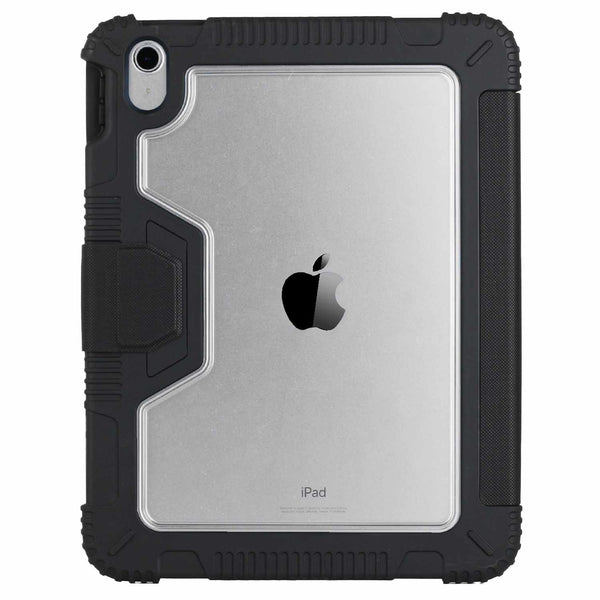 RPZZKJFOLIP10GBK Rugged Folio Case with Clear Back iPad 11 2025 (11th Gen)/(10th Gen) Black