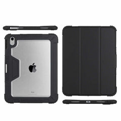 RPZZKJFOLIP10GBK Rugged Folio Case with Clear Back iPad 11 2025 (11th Gen)/(10th Gen) Black