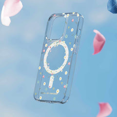 IDCLCMSI2361507 Clear MagSafe Mid Case iPhone 16e/15/14/13 Petite Floral