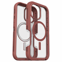 7796083 Defender XT Clear Pro Case iPhone 16 Brick Red Clear