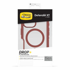 7796083 Defender XT Clear Pro Case iPhone 16 Brick Red Clear