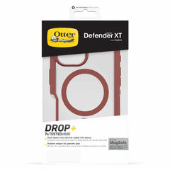 7796072 Defender XT Clear Pro Case iPhone 16 Plus Brick Red Clear