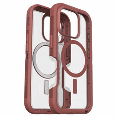 7796094 Defender XT Clear Pro Case iPhone 16 Pro Brick Red Clear