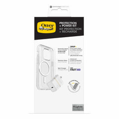7881431 Protection+Power Kit (Symmetry Clear MagSafe w/Glass + Wall Charger 30W White) iPhone 16 Pro Clear