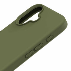 BESPIP161O2 Silicone MagSafe Case iPhone 16 Plus Olive