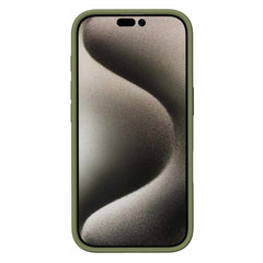 BESPIP161O2 Silicone MagSafe Case iPhone 16 Plus Olive