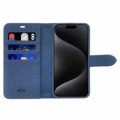 Blu Element Folio 2-in-1 Case Lazuli Blue for iPhone 16 Pro Max