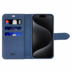 Blu Element Folio 2-in-1 MagSafe Case Lazuli Blue for iPhone 16