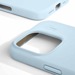 IDSICMSI2461P501 Silicone Case MagSafe iPhone 16 Pro Light Blue