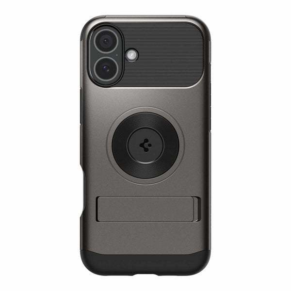 ACS08226 Slim Armor MagFit Case iPhone 16 Gunmetal