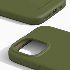 IDSICMSI2361450 Silicone Case MagSafe iPhone 15/14/13 Khaki