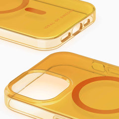 IDCLCMSI2361499 Clear Mid MagSafe Case iPhone 16e/15/14/13 Orange Spritz