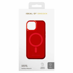 IDCLCMSI2361496 Clear Mid MagSafe Case iPhone 16e/15/14/13 Radiant Red