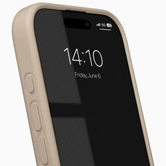 IDSICMSI2467P128 Silicone Case MagSafe iPhone 16 Pro Max Beige