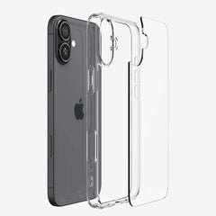 ACS08224 Crystal Hybrid Case iPhone 16 Crystal Clear