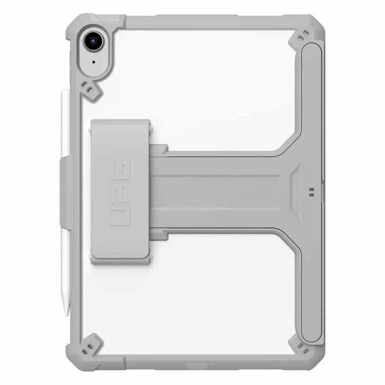 12339HB14130 Scout Case w/Kickstand & Handstrap HealthCare BULK iPad 11 2025 (11th Gen)/(10th Gen) White/Grey