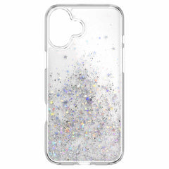 SPH667003TR24 Starfield 3D Glitter Case iPhone 16 Plus Transparent