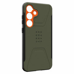 214474117297 Civilian Pro Rugged Case Galaxy S25+ Olive Drab/Orange