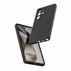 SGZUAVSIKBLCK Velvet Case w/Magnets Galaxy S25 Ultra Ash