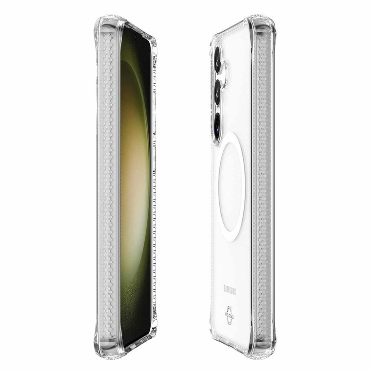 ITSKINS Hybrid_R Clear Case w/Magnets Transparent for Samsung Galaxy S25+