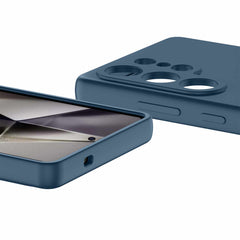 SGZUAVSIKDABL Velvet Case w/Magnets Galaxy S25 Ultra Navy Blue