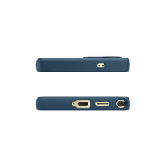 SGZUAVSIKDABL Velvet Case w/Magnets Galaxy S25 Ultra Navy Blue