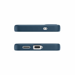 SGZRAVSIKDABL Velvet Case w/Magnets Galaxy S25 Navy Blue