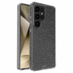 BEDZGLS253 Dropzone Rugged Glitter Case Galaxy S25 Ultra Clear