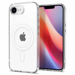 ACS09127 Crystal Flex Magfit Case iPhone 16e Clear White