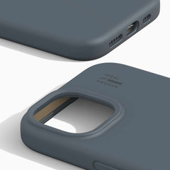 IDSICMSI2361S411 Silicone Case MagSafe iPhone 16e/15/14/13 Midnight Blue