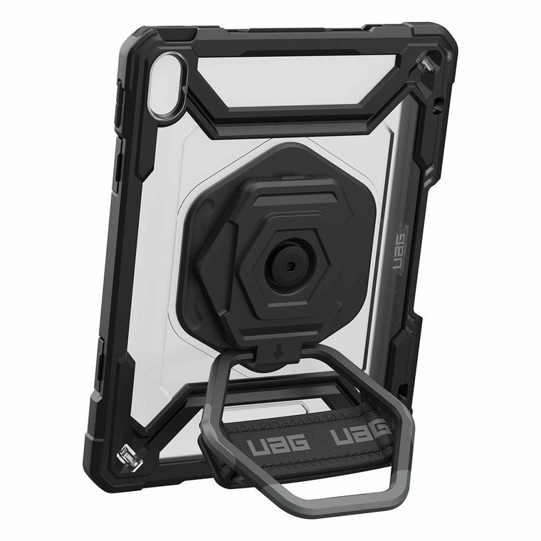 UAG Plasma Rugged Case w/Rotating Handstrap BULK Ice/Black for iPad 11 2025 (11th Gen)/iPad 10.9 2022 (10th Gen)