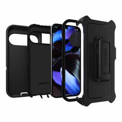 OtterBox Defender Case with Holster Black for Google Pixel 9/9 Pro in Bulk Packaging