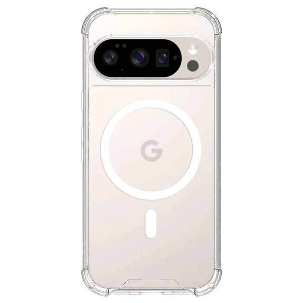 BEGP10/10P3 Dropzone Rugged Case w/Magnets Pixel 10/10 Pro Clear