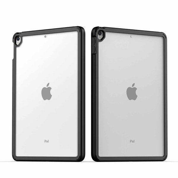 QWYKLPBIP102BK Rugged Case with Clear Back iPad 10.2 2021/10.2 2020/10.2 2019 Black