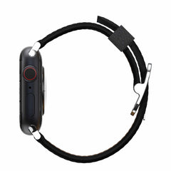 OtterBox Symmetry Cactus Leather Watch Band Noir Ash for Apple Watch 45/44/42 mm