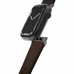 7795602 Symmetry Cactus Leather Watch Band Apple Watch 45/44/42 mm Rich Adobe