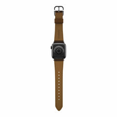 7795602 Symmetry Cactus Leather Watch Band Apple Watch 45/44/42 mm Rich Adobe
