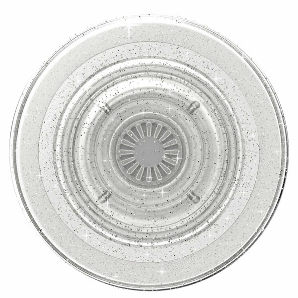 806866 PopGrip For MagSafe Round with Adapter Ring Clear Glitter