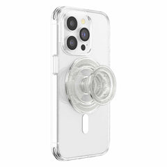 806866 PopGrip For MagSafe Round with Adapter Ring Clear Glitter
