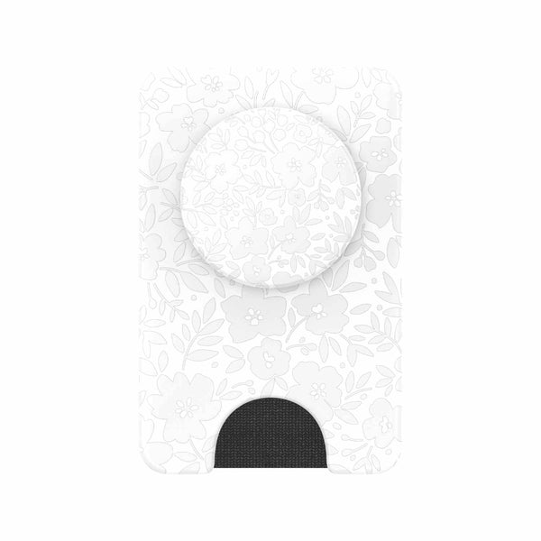 806927 PopWallet+ For MagSafe Round with Adapter Ring Blanc Fresh
