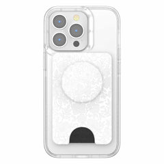 806927 PopWallet+ For MagSafe Round with Adapter Ring Blanc Fresh