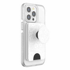 806927 PopWallet+ For MagSafe Round with Adapter Ring Blanc Fresh