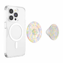 808977 PopGrip for MagSafe Round with Adapter Ring Rainbow Glass